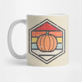 Retro Badge Pumpkin Light Mug